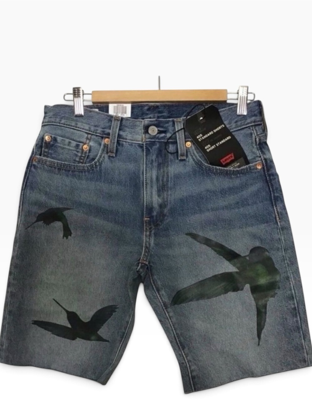 Levi’s Mens Jeans Shorts Denim Shorts 405 Premium turn heads blue special design